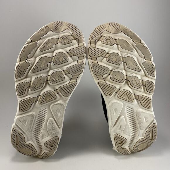 Hoka One One Clifton 9 Running Shoes Womens Size 9 D Wide Black Athletic Sneaker - Picture 8 of 10